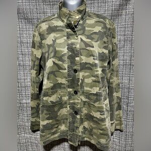 Lucky Brand Camouflage Utility Jacket, Women Size Medium
